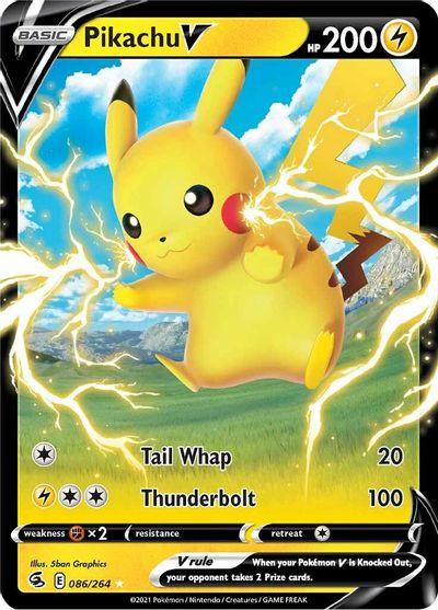 86/264 - Pikachu V - Ultra Rare