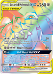 224/214 Melmetal & Lucario GX - Hyper Rare - Unbroken Bonds (UNB)