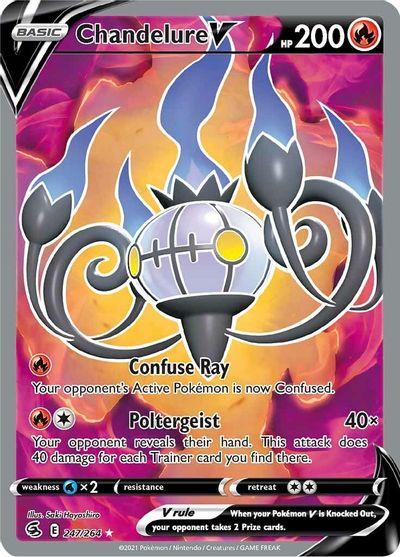 247/264 - Chandelure V - Full Art Ultra Rare